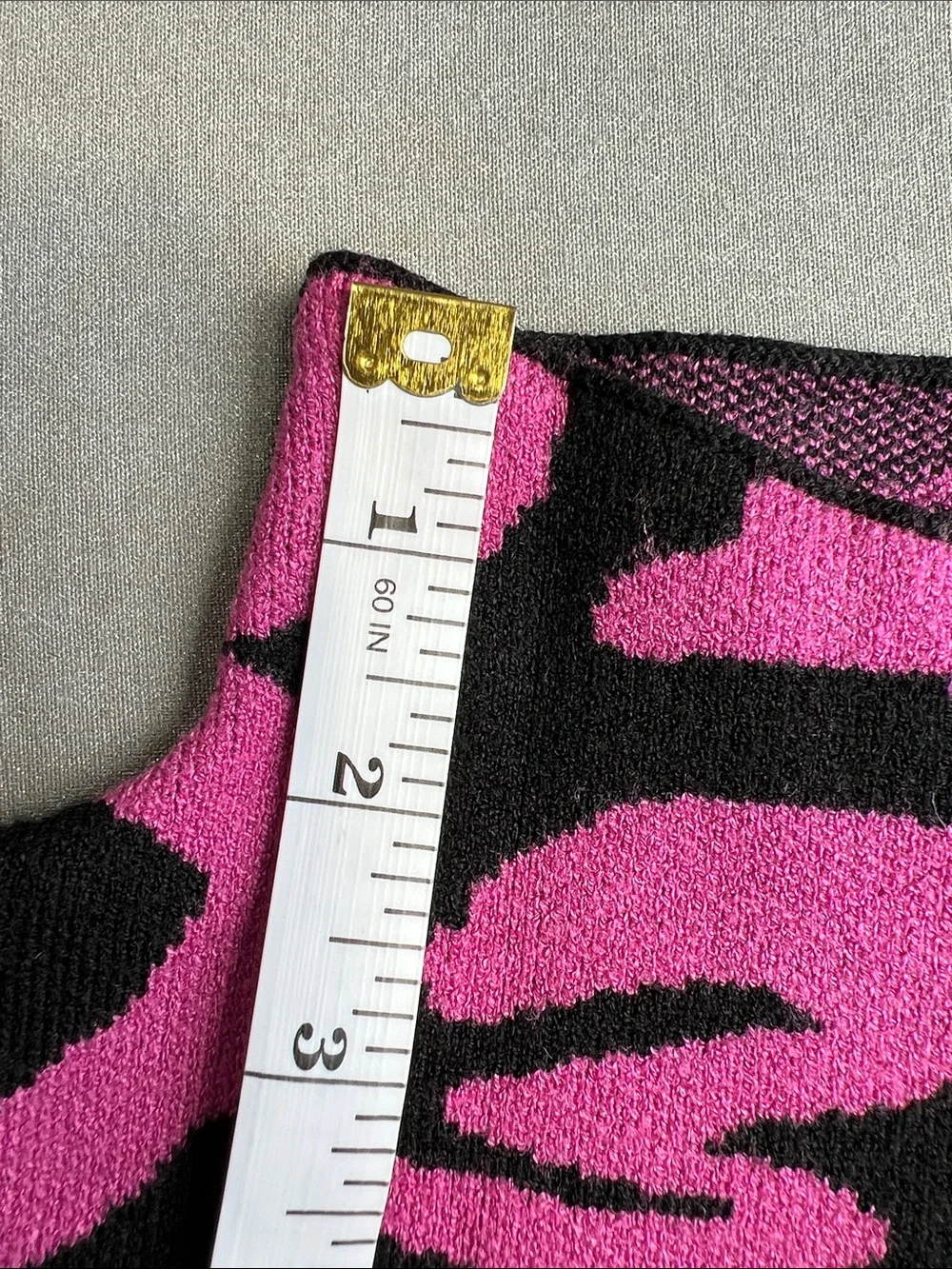 Christian Siriano | Black & Hot Pink Floral Mock Neck Office Sweater Size S